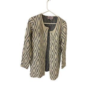 Oliver Women's Open Front Long Sleeve Duster Cardigan - Medium